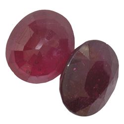 10.96ctw Oval Mixed Ruby Parcel