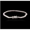 Image 2 : 18KT White Gold 2.13ctw Diamond Tennis Bracelet