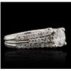 Image 2 : 14KT White Gold 1.87ctw Diamond Ring