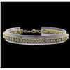 Image 1 : 1.00ctw Diamond Tennis Bracelet - 10KT Yellow Gold