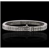 Image 2 : Platinum 7.77ctw Diamond Bracelet