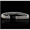Image 3 : Platinum 7.77ctw Diamond Bracelet