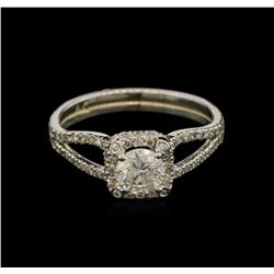 0.87ctw Diamond Ring - 14KT White Gold