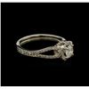 Image 2 : 0.87ctw Diamond Ring - 14KT White Gold