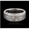 Image 1 : 14KT White Gold 0.35ctw Diamond Ring