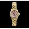 Image 1 : Rolex 18KT Yellow Gold Diamond DateJust Ladies Watch