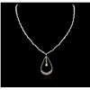 Image 1 : 14KT White Gold 1.88ctw Diamond Necklace