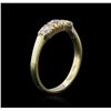 Image 3 : 14KT Yellow Gold 0.30ctw Diamond Ring