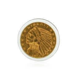 1912 $5 Au Indian Head Half Eagle Gold Coin