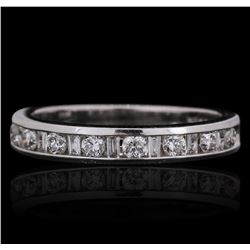 14KT White Gold 0.39ctw Diamond Ring