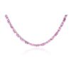 Image 2 : 14KT White Gold 14.08ctw Pink Sapphire and Diamond Necklace
