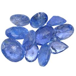 12.26ctw Fancy Mixed Tanzanite Parcel