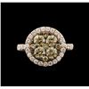 Image 1 : 2.44ctw Fancy Brown Diamond Ring - 14KT Rose Gold
