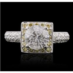 18KT White Gold 2.20ctw Diamond Ring