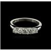 Image 1 : 14KT White Gold 0.85ctw Diamond Ring