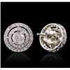Image 2 : 14KT White Gold 2.58ctw Diamond Earrings