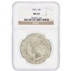 Image 1 : 1922 NGC MS63 Peace Silver Dollar