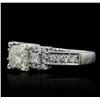 Image 2 : 18KT White Gold 1.90ctw Diamond Ring