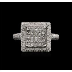 1.62ctw Diamond Ring - 14KT White Gold