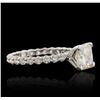 Image 2 : 14KT White Gold 2.74ctw Diamond Ring
