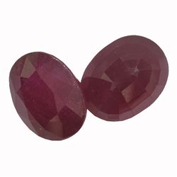 12.93ctw Oval Mixed Ruby Parcel