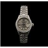 Image 1 : Rolex Stainless Steel Diamond DateJust Ladies Watch