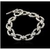 Image 1 : 18KT White Gold 2.64ctw Diamond Bracelet