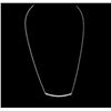 Image 1 : 14KT White Gold 0.84ctw Diamond Necklace