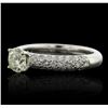 Image 2 : 18KT White Gold 1.47ctw Diamond Ring