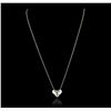Image 2 : Platinum 0.15ctw Diamond Pendant