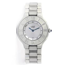 Cartier Stainless Steel Must De 21 Ladies Watch