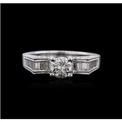 18KT White Gold 1.85ctw Diamond Ring