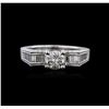 Image 1 : 18KT White Gold 1.85ctw Diamond Ring
