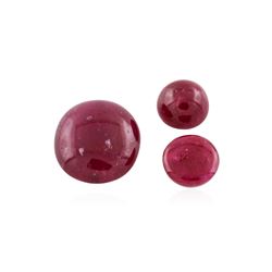 12.04ctw. Cabochon Cut Ruby Parcel