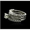 Image 2 : Platinum 2.77ctw Diamond Ring