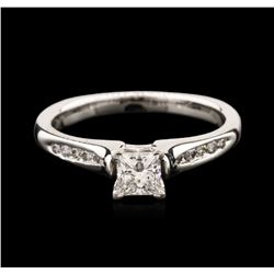 14KT White Gold 0.66ctw Diamond Ring
