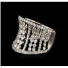 Image 2 : 14KT White Gold 1.48ctw Diamond Ring