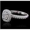 Image 2 : 14KT White Gold 1.29ctw Diamond Ring