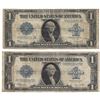Image 1 : 1923 $1 Large Silver Certificate Speelman / White Notes Lot of 2