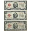 Image 1 : 1928 $2 Currency Lot of 3