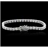 Image 2 : 14KT White Gold 6.25ctw Diamond Tennis Bracelet