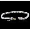Image 3 : 14KT White Gold 6.25ctw Diamond Tennis Bracelet
