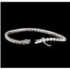 Image 3 : 14KT White Gold 6.05ctw Diamond Tennis Bracelet