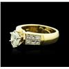 Image 2 : 18KT Yellow Gold 1.29ctw Diamond Ring