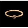 Image 1 : 0.09ct Diamond Ring - 14KT Rose Gold
