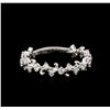 Image 1 : 18KT White Gold 0.52ctw Diamond Ring