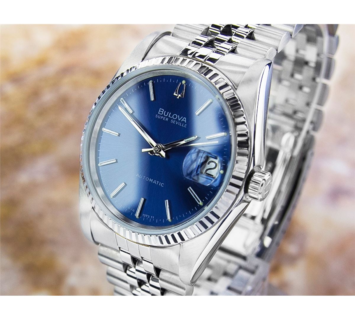 Bulova Super Seville Stainless Steel Automatic Watch