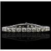 Image 1 : 14KT White Gold 13.77ctw Diamond Bracelet