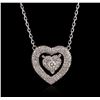 Image 1 : 14KT White Gold 0.54ctw Diamond Necklace