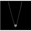 Image 2 : 14KT White Gold 0.54ctw Diamond Necklace